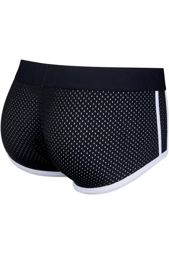 Men's Boxer Briefs Mesh Quick Dry Comfort Mens Boxer Briefs Stretch Trunks