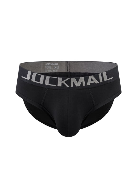 Men's Briefs with Butt Pad Underwear Athletic Cycling Underwear Boxer Shorts Cotton Push Up Cup Underwear Cotton