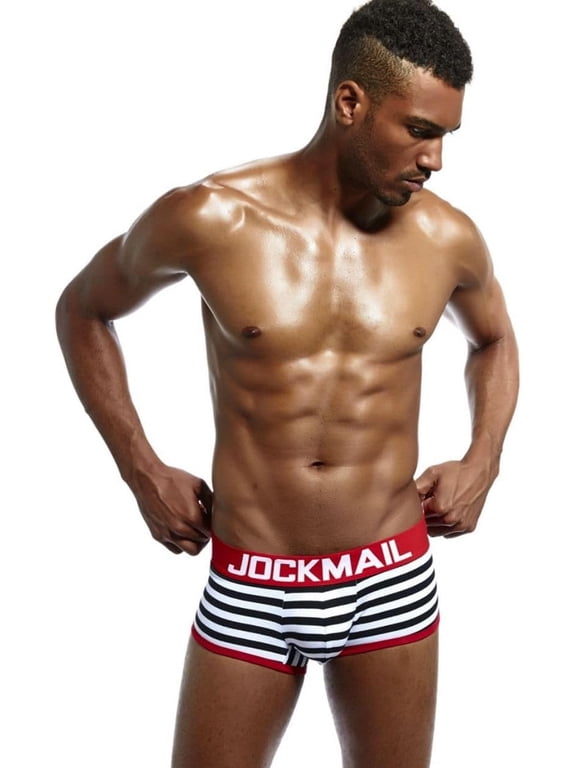 Men's Cotton Boxer Briefs Open Back Bottomless Sexy Backless Men Underpanties