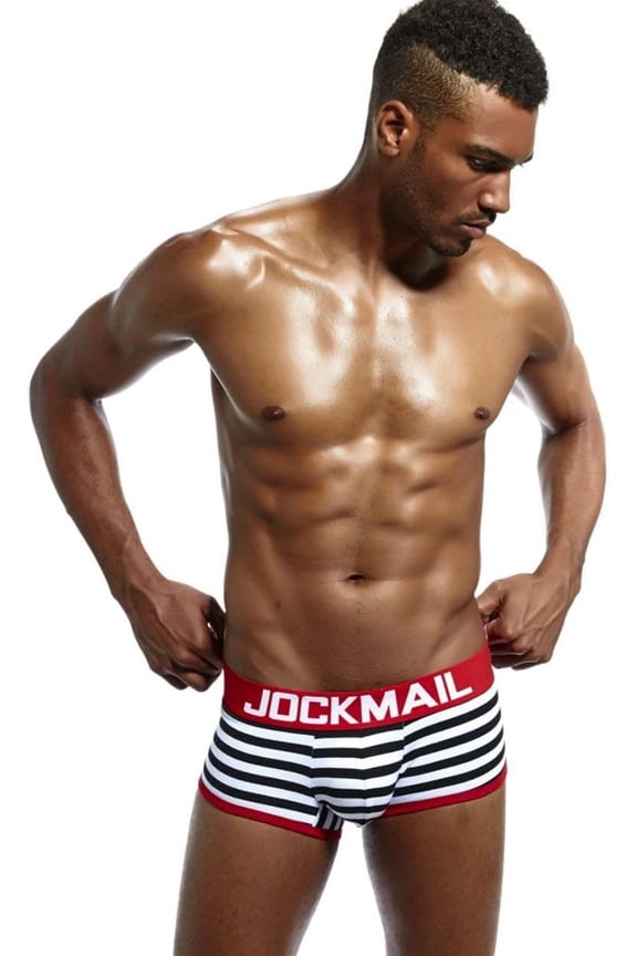 Men's Cotton Boxer Briefs Open Back Bottomless Sexy Backless Men Underpanties