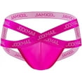 thumbnail image 1 of JOCKMAIL Men's Sexy Ice Silk Jockstarp Bikini Breathable U-Convex Cross V-Low Waist Underwear, 1 of 7