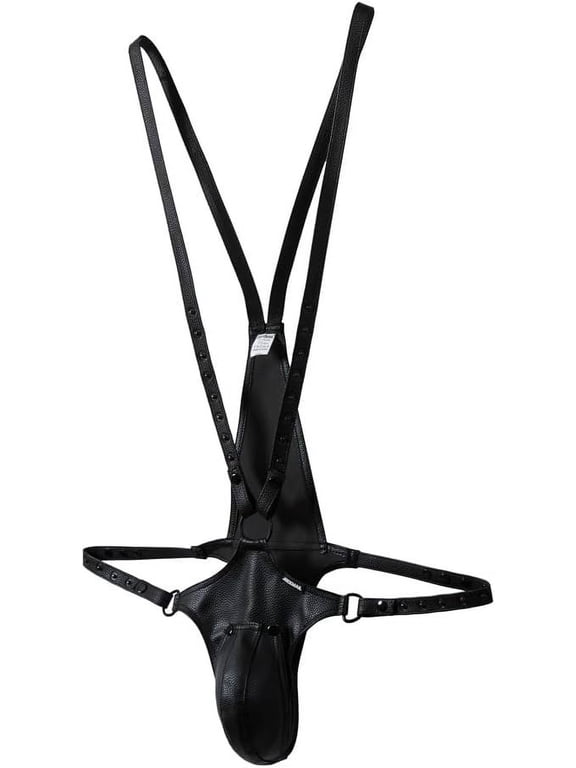 Men's Sexy Thong Leotard Bodysuit Singlet Jumpsuit One-Piece G-String Underwear Sport