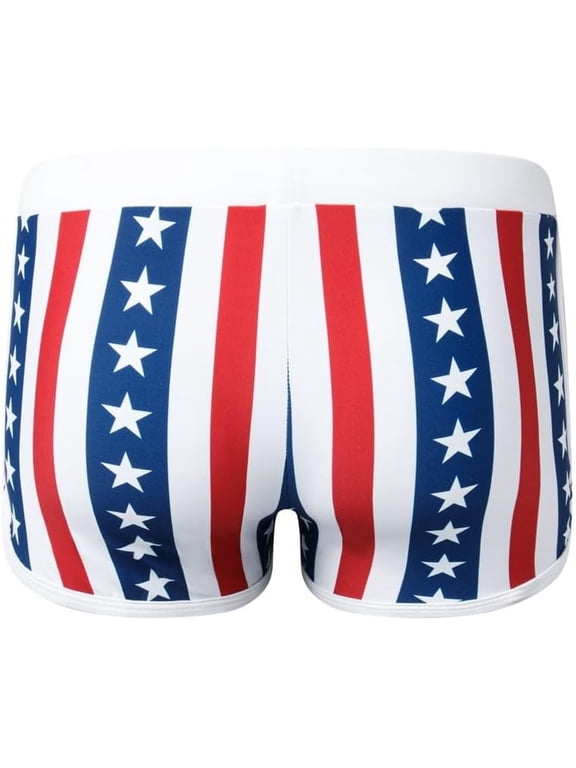 Men's Swim Trunk Quick Dry Swimwear Flower Pants for Beach Hotspring Surfing Boxer Brief with Drawstring