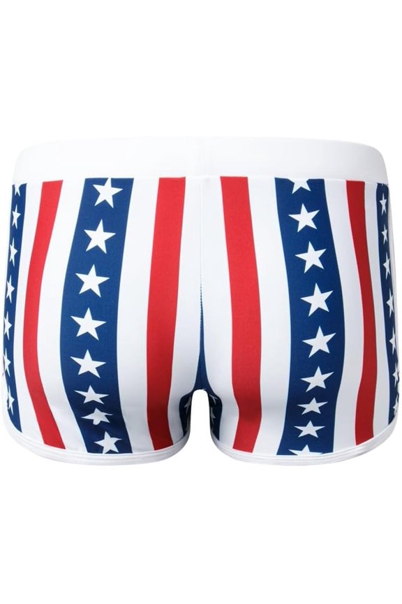 Men's Swim Trunk Quick Dry Swimwear Flower Pants for Beach Hotspring Surfing Boxer Brief with Drawstring