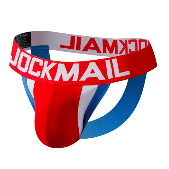 JOCKMAIL Men's Thong Underwear Men's Jockstrap Breathable Underwear Sexy Jock Strap
