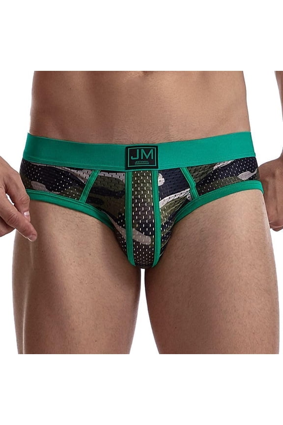 Men's Underwear Briefs Men's Sexy Briefs Breathable Comfortable Mesh Underwear Men's Low Rise Briefs