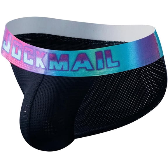 JOCKMAIL Men's Underwear Briefs Men's Sexy Underwear Breathable Mesh Briefs Low Rise Briefs