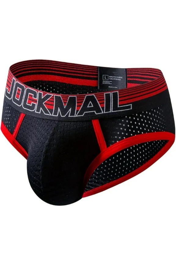Men's Underwear Briefs Men's Sexy Underwear Breathable Mesh Briefs Soft Bulge Pouch Underwear