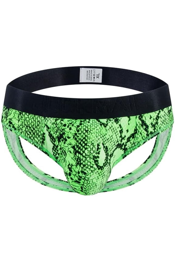 Men's Underwear Briefs Sexy Leopard Pattern Playful Printed Men's Underwear Jockstrap Briefs