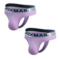 thumbnail image 1 of JOCKMAIL Mens Briefs Athletic Supporters Bikini Underwear for Men Jock Strap Male for Gym Sport 2Pack, 1 of 8