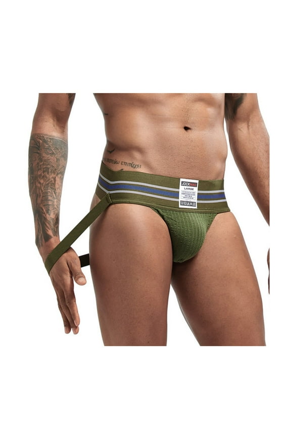 Mens Jockstraps Underwear Wide Belt Athletic Supporter Comfortable Mens Sport Jockstrap Mens Jockstrap