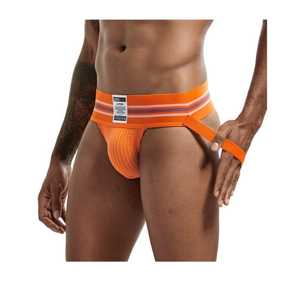 JOCKMAIL Mens Jockstraps Underwear Wide Belt Athletic Supporter Comfortable Mens Sport Jockstrap Mens Jockstrap
