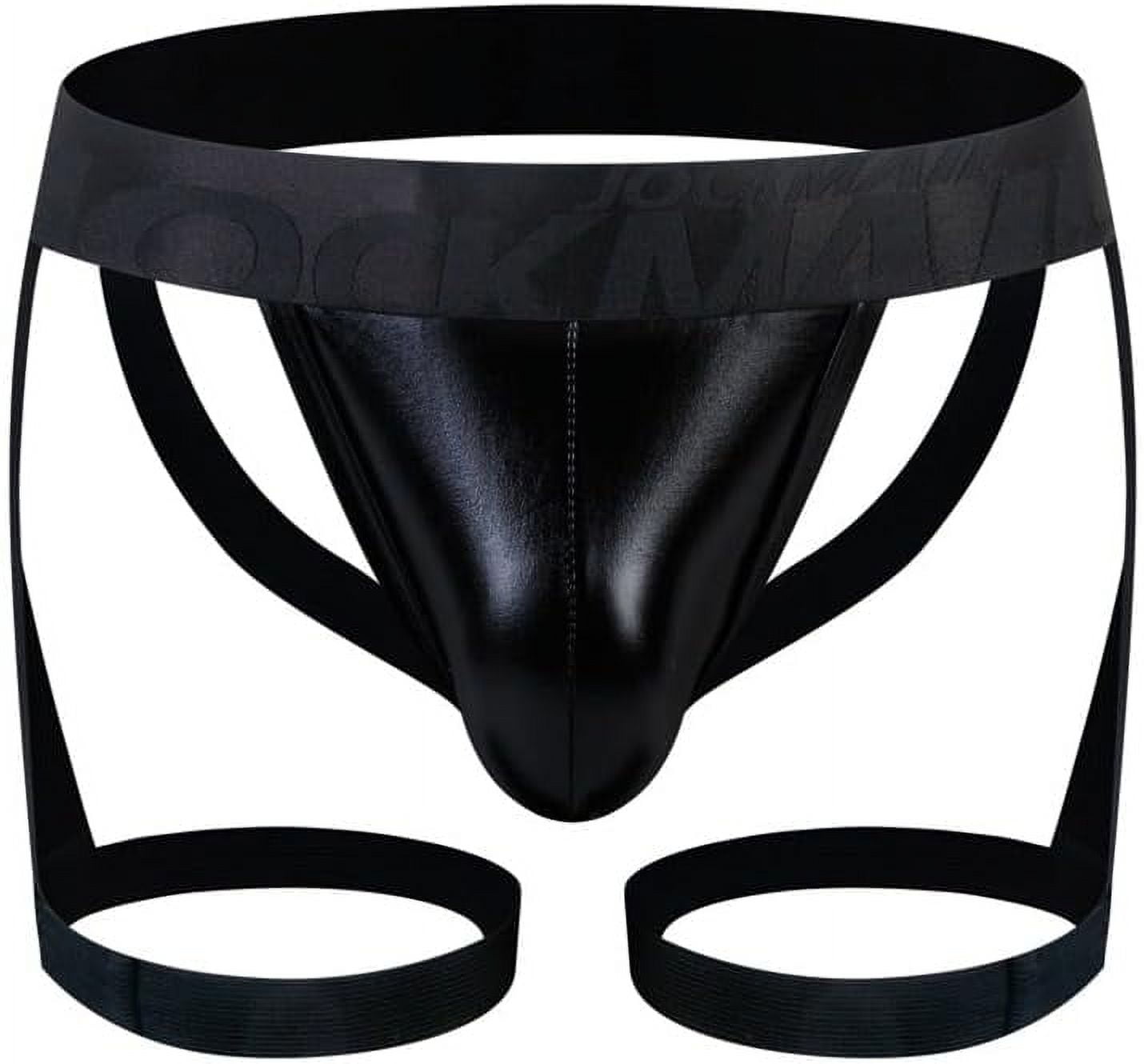 JOCKMAIL Mens Thong Jockstrap Athletic Supporters Leggings for Men Jock
