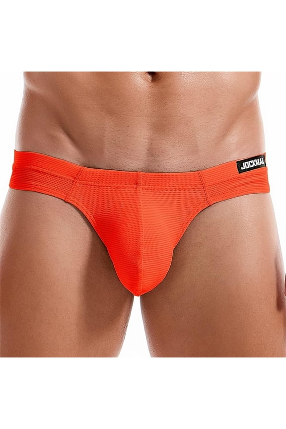 Mens Tong Athletic Supporters Bikini Underwear Male Underwear Mesh UnderpantsLow Rise Pouch Underwear