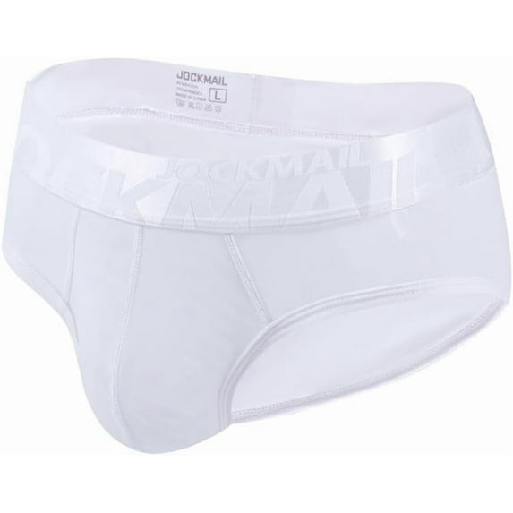 JOCKMAIL Mens Underwear Briefs Men's Sexy Briefs Low Rise Breathable Ultra-Thin Sweat Absorbing Panties