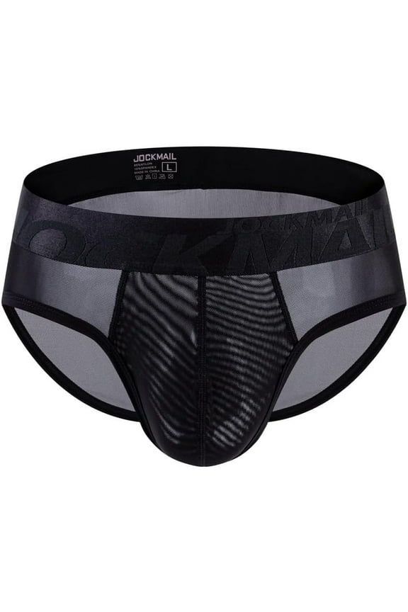 Mens Underwear Briefs Men's Sexy Briefs Low Rise Breathable Ultra-Thin Sweat Absorbing Panties
