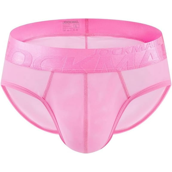 JOCKMAIL Mens Underwear Briefs Men's Sexy Briefs Low Rise Breathable Ultra-Thin Sweat Absorbing Panties