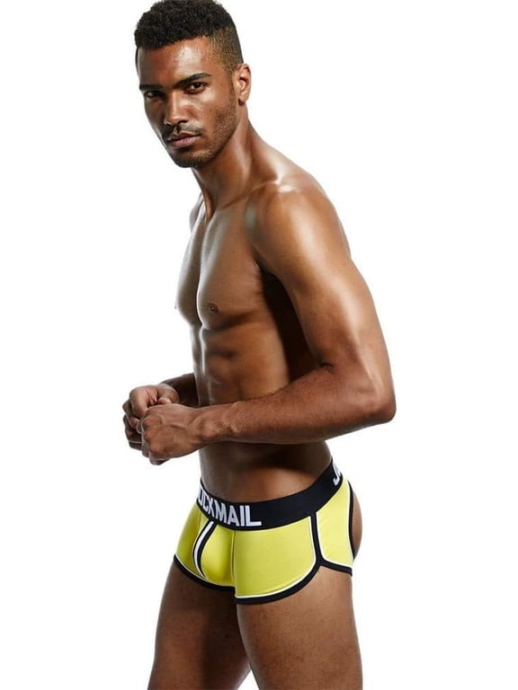Mens Underwear Jockstrap Bottomless Men Boxer Shorts Backless Underwear