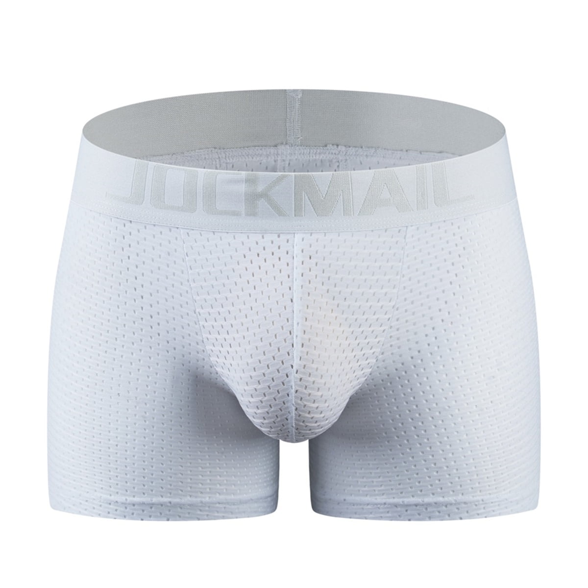 JOCKMAIL Mesh Mens Underwear Boxer Mens Padded Underwear Boxer with Hip