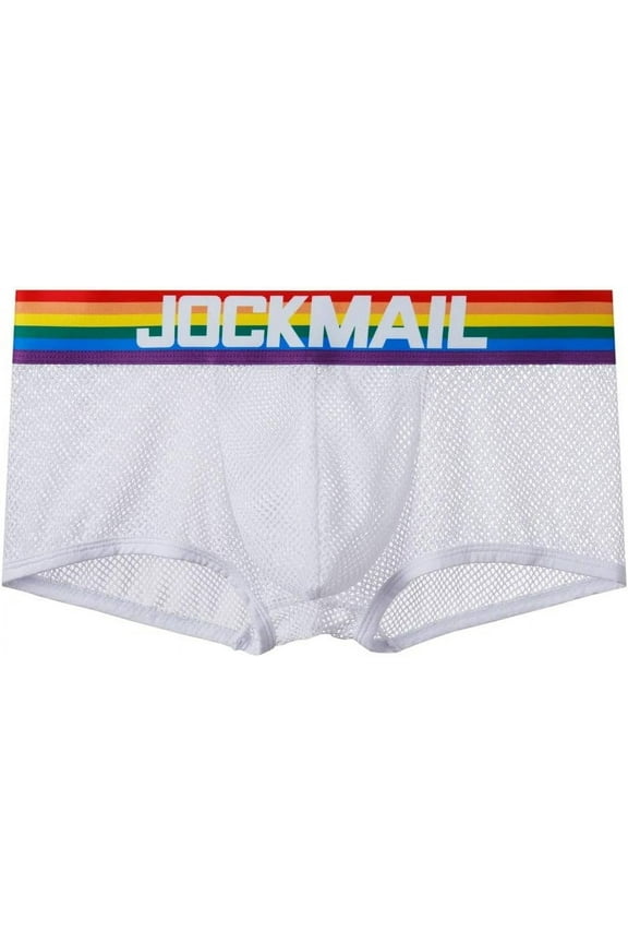 Mesh Underwear Boxer Men's Boxer Brief Underwear Male Underpants Panties Trunks