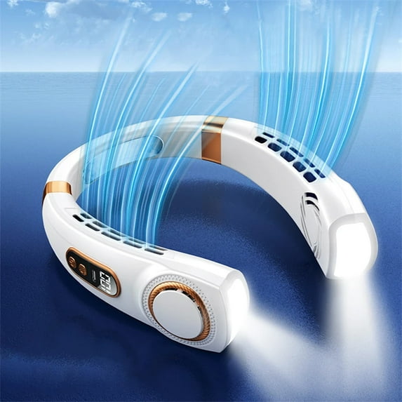 JODNO Battery Operated Portable Neck Hanging Fans