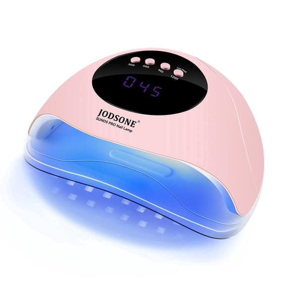 JODSONE 48W UV LED Nail Lamp, 24 Beads Nail Dryer with Auto Sensor & 4 Timers for Gel Polish