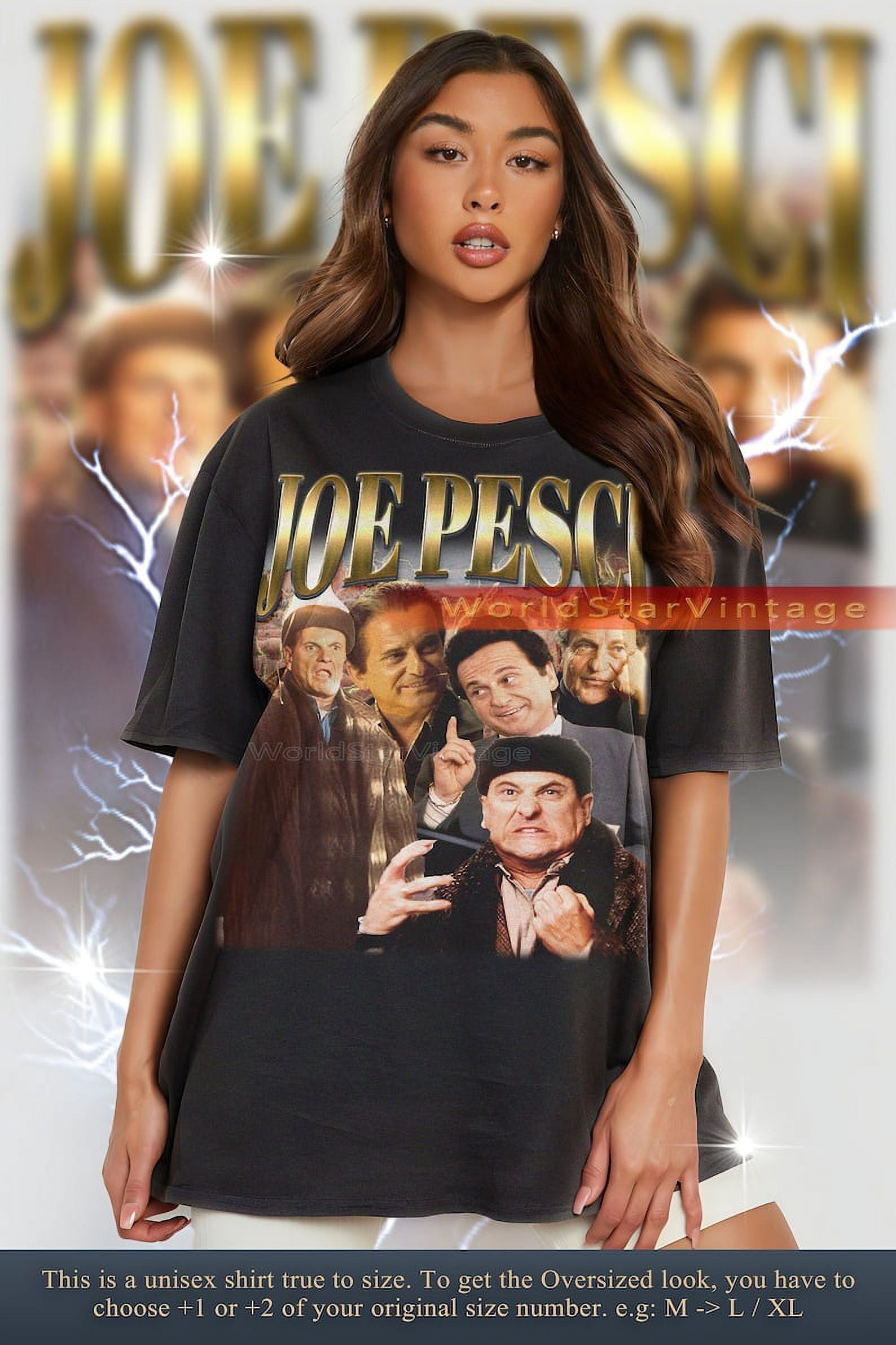 JOE PESCI Vintage Shirt, Joe Pesci Homage Tshirt, Joe Pesci Fan Tees