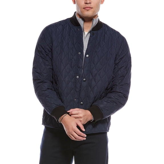 JOE'S Jeans mens JOE’S Jeans Diamond Quilted Jacket, XL, Blue