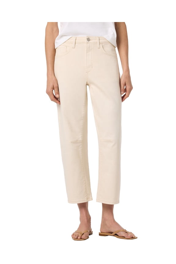 womens Barrel Leg Ecru Jean, 32, Tan