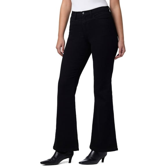 JOE'S Jeans womens  Black Rinse High-Rise Flare Jean, 23