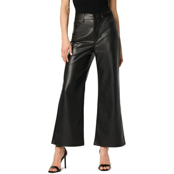 JOE'S Jeans womens  Black Wide Leg Ankle Jean, 23, Black