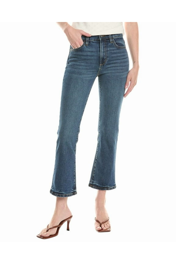 womens JOE’S Jeans High-Rise Dakar Crop Bootcut Jean, 28, Blue
