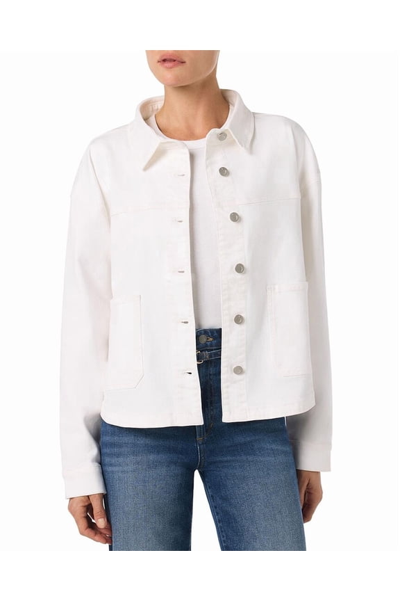 womens JOE’S Jeans Oversized Denim Jacket, xs, White