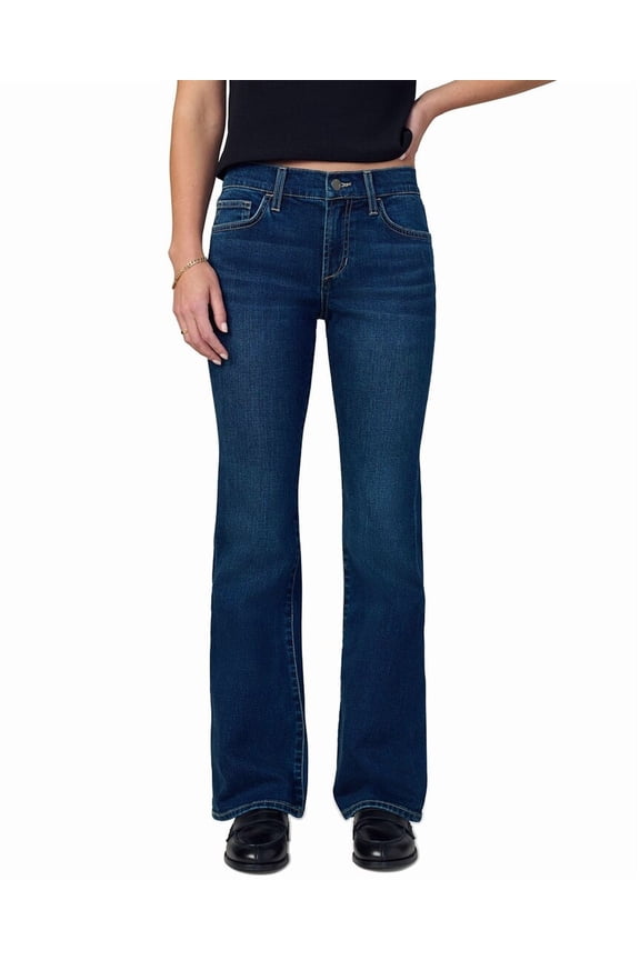 womens Petite Mid Rise Bootcut Jean, 25
