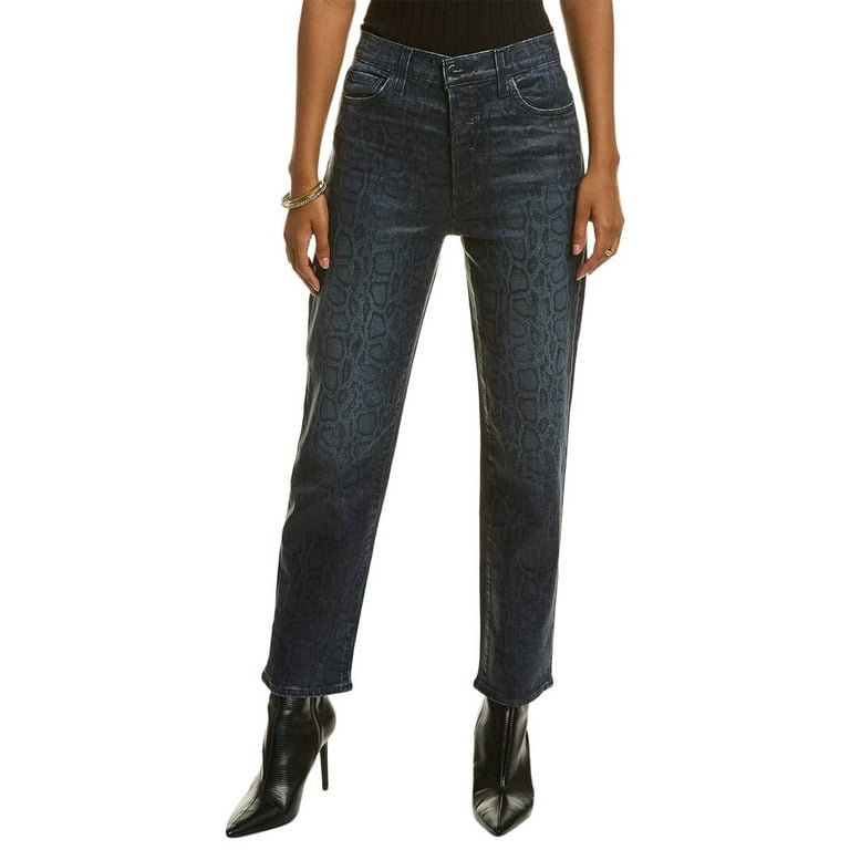 JOE'S Jeans womens The Honor High-Rise Indigo Slither Straight