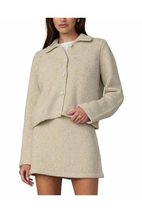 womens The Lennon Wool & Alpaca-Blend Sweater Jacket, XL, Blue