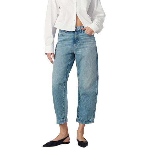 JOE'S Jeans womens  The Wilder Sincere Relaxed Barrel Jean, 26, Blue