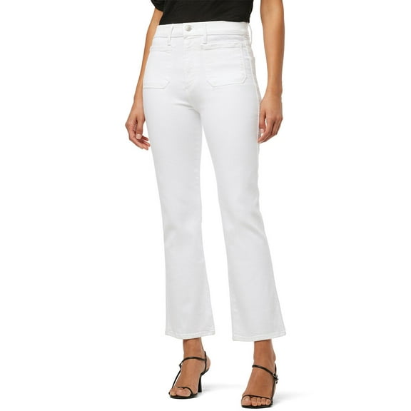 JOE'S Jeans womens White High Rise Crop Bootcut Jean, 27