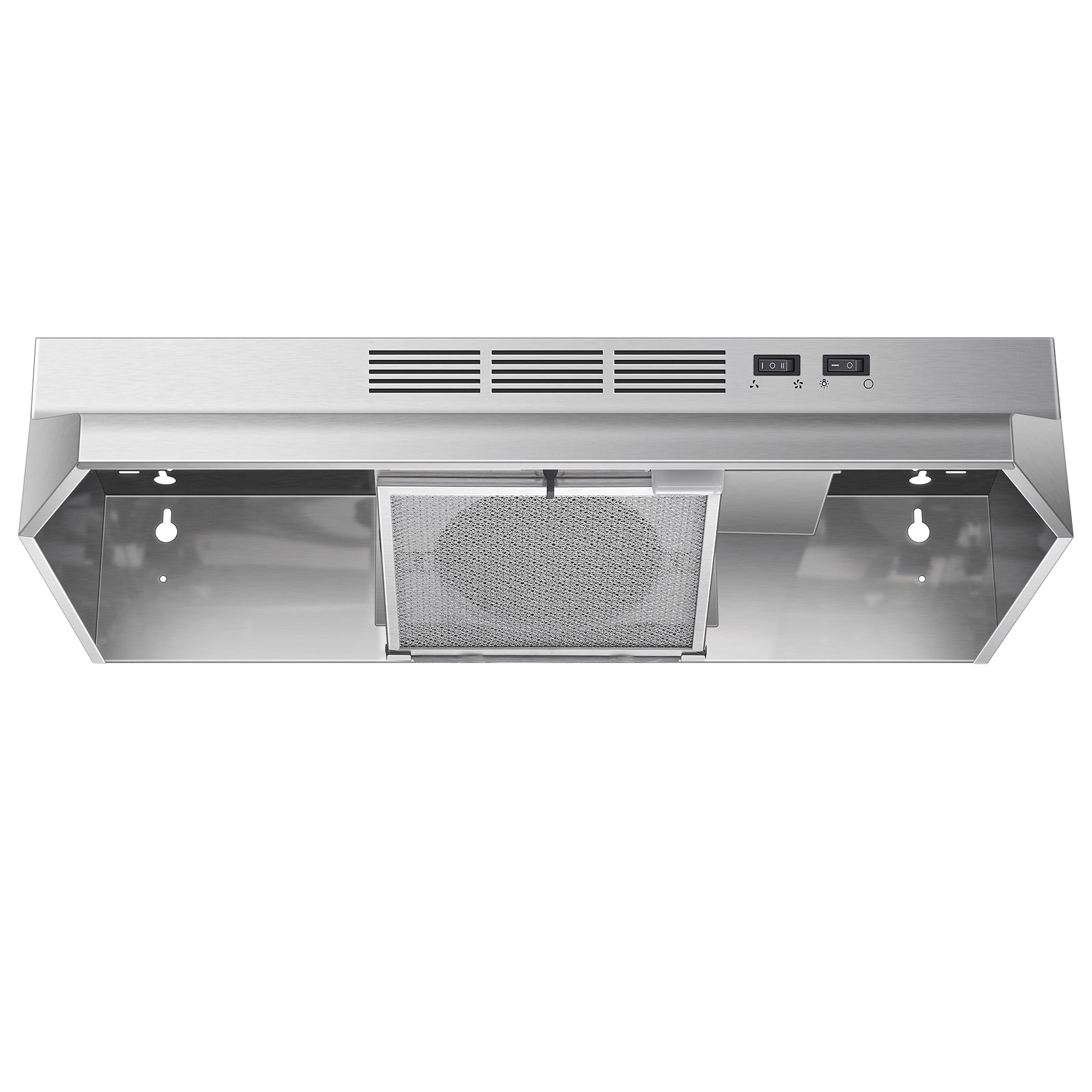 JOEAONZ 30 inch 400 CFM Under Cabinet Range Hood, Brushed Stainless Steel