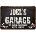 thumbnail image 1 of JOEL'S Garage Black Grunge Sign 8x12 Decor Gift 108120005071, 1 of 1