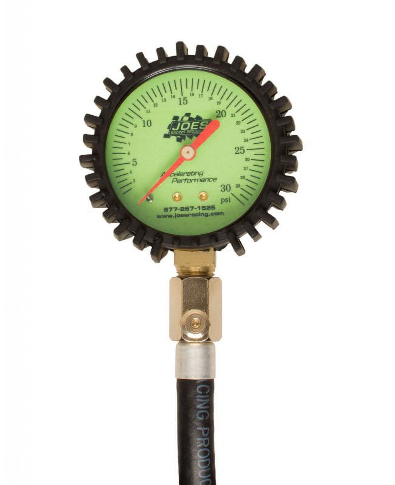 JOES Racing Products 32306 0-30 PSI Tire Pressure Gauge