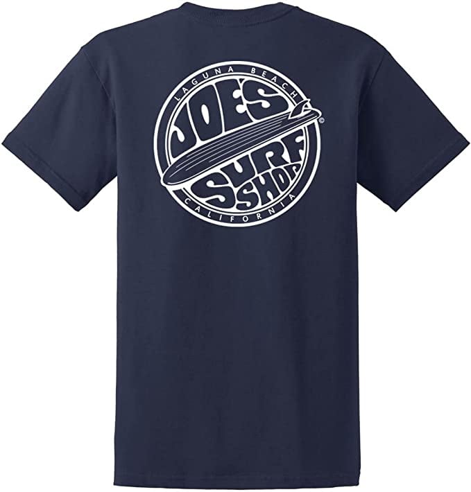 Fishing T Shirts | Salty Joe's Fishing Logo T Shirt 4X-Large Tall / Navy