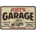 thumbnail image 1 of JOEY'S Garage Man Cave Metal Sign Decor 8x12 208120014310, 1 of 1
