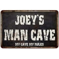 thumbnail image 1 of JOEY'S Man Cave Black Grunge Sign Home Décor Gift Cave Funny 112180004072, 1 of 1
