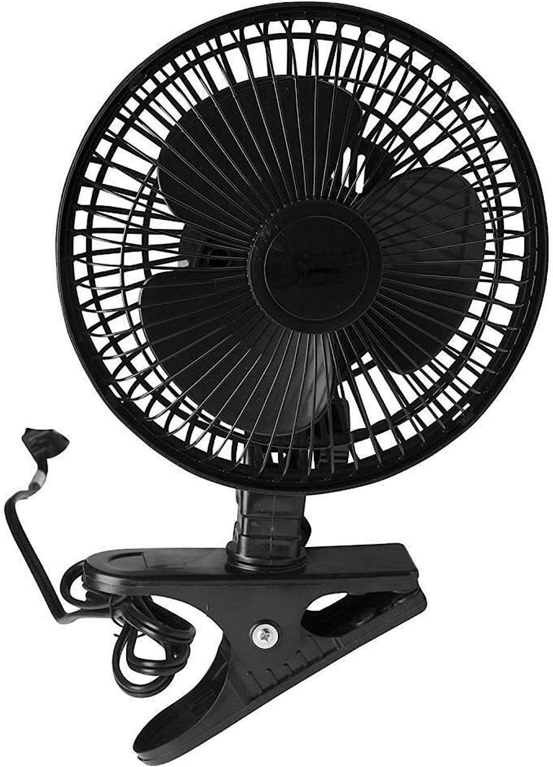 JOEY'Z 6'' 2 Speed Adjustable Clip On Tabletop Fan