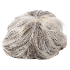 JOFMWIX Women's Blonde Black Short Straight Synthetic Hair Wig - High-Temperature Fiber, Natural Look & Smooth Touch, Adjustable for Party or Daily Use, Can Be Cut or Trimmed