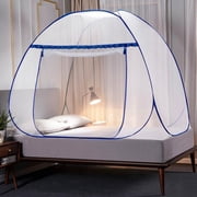 JOGGEIL Mosquito Tent for Bed, Pop Up Mosquito Net 59 x 79 Inches 1.5m x 2m, Instant Setup, High Density Mesh, Lightweight Pyramid Design for Bedroom Camping Travel