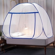 JOGGEIL Mosquito Tent for Bed, Pop Up Mosquito Net 71 x 79 Inches 1.8m x 2m, Instant Setup,High Density Mesh, Lightweight Pyramid Design for Bedroom Camping Travel