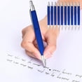 thumbnail image 1 of JOGZMZ 10 Pack Retractable Ballpoint Pens with 1.0mm Fine Point for Smooth Writing in Office Home or Daily Use, 1 of 6