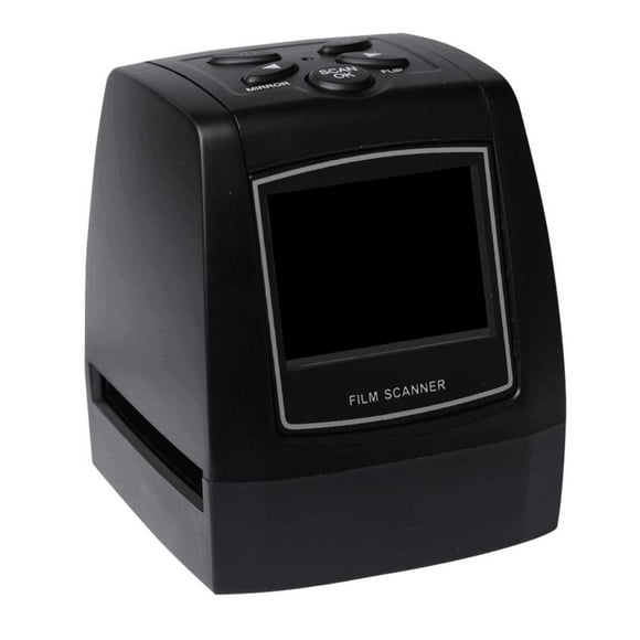 JOGZMZ 10MP Film & Slide Scanner Converts 35mm 135 Films/Slides/Negatives to Digital JPG Photos, Built-in 128MB Memory 2.4 LCD Screen